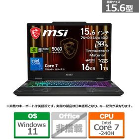 MSI（エムエスアイ） 15.6型ゲーミングノートパソコン Cyborg 15 B2RW CYBORG15B2RWFKG-7851JP