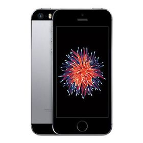 iPhoneSE[16GB] SIMロック解除 SB/YM スペースグレイ【安心保 …
