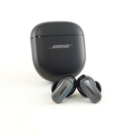 ボーズ(BOSE)のBose QuietComfort Ultra Earbuds 完全ワイヤレスイヤホン USED美品 ノイズキャンセリング 外音取込 マイク IPX4 ブラック 完動品 V0985(ヘッドフォン/イヤフォン)