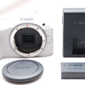 ★極上美品 Canon ミラーレス一眼カメラ EOS R50 ボディ ホワイト ★