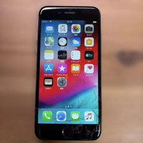 iPhone6 16GB スペースグレイ MG472J/A 充電95% 画面割れ