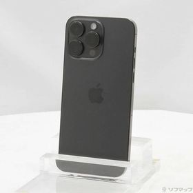 〔中古〕Apple(アップル) iPhone15 Pro Max 256GB ブラックチタニウム MU6P3J／A SIMフリー〔258-ud〕