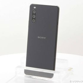 〔中古〕SONY(ソニー) Xperia 10 III 128GB ブラック SOG04 auロック解除SIMフリー〔276-ud〕