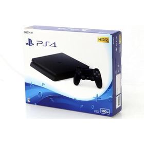 【整備済み品】 SONY PlayStation 4 ジェット・ブラック 500GB CUH-2100AB01 PS4 プレステ4 ぷれすて4 プレイステーション4 本体 スリム 薄型 中古 180日保証
