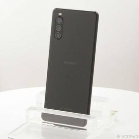〔中古〕SONY(ソニー) Xperia 10 II 64GB ブラック SO-41A docomoロック解除SIMフリー〔262-ud〕
