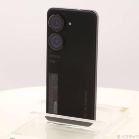 〔中古〕ASUS(エイスース) Zenfone 9 256GB ミッドナイトブラック ZF9-BK8S256 SIMフリー〔262-ud〕