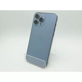 【中古】Apple au 【SIMフリー】 iPhone 13 Pro Max 128GB シエラブルー MLJ73J/A【柏】保証期間1週間【ランクC】