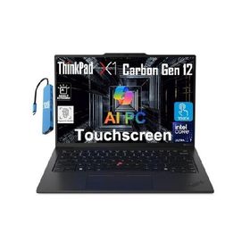 Lenovo Gen 12 ThinkPad X1 Carbon Laptop (14" FHD+ Touchscreen, Intel Core Ultra 7 155U, 32GB 6400MHz DDR5, 1TB SSD) Backlit, FP, IR Webcam, Thunderbol