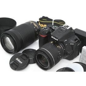 【全額返金保証】良品｜ニコン D5600 ダブルズームキット（センサー清掃済） CA01-R4308-3Y2D