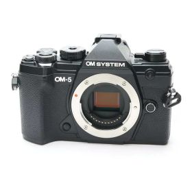 【中古】 《良品》 OM SYSTEM OM-5 ボディ ブラック【ファインダー背面ラバー部品交換/各部点検済】 [ デジタルカメラ ]