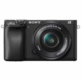 【中古】「ほぼ新品」SONY(ソニー) APS-C ミラーレス一眼カメラ α6400 パワーズームレンズキット(同梱レンズ:SELP1650) ブラック ILCE-6400L B