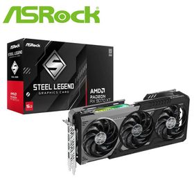 ASRock｜アスロック ASRock Radeon RX 9070XT Steel Legend DARK 16G グラフィックボード（ブラック） RX9070XTSLD16G