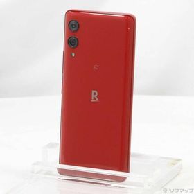 〔中古〕楽天 Rakuten Hand 5G 128GB クリムゾンレッド P780 楽天 SIMフリー〔269-ud〕