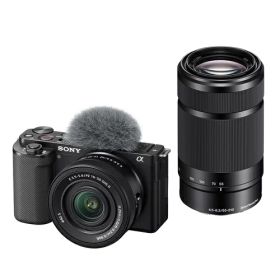 ミラーレス 一眼 カメラ ダブルズームレンズキット VLOGCAM ブラック ソニー ZV-E10X B