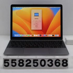 Apple MacBook Retina 12in 2017 A1534 スペースグレイ Core m3 7Y32 1.2GHz/8GB/256GB(SSD)/12W/WQXGA(2304x1440) 【558250368】