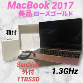 【美品】サンディスクSSD1T付MacBook 2017 i5 ローズゴールド