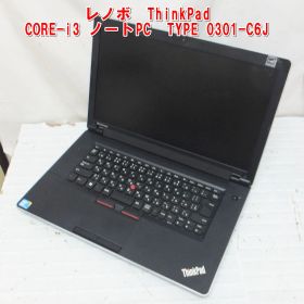 R755【訳あり特価】レノボ ThinkPad CORE-i3 ノートPC TYPE 0301-C6J 中古 /10