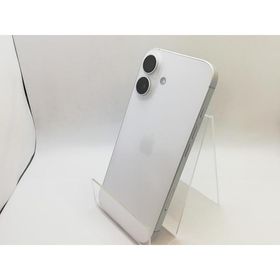 【中古】Apple docomo 【SIMフリー】 iPhone 16 128GB ホワイト MYDR3J/A【熊本】保証期間１ヶ月【ランクA】