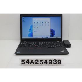 ノートパソコン Lenovo ThinkPad L590 Core i5 8265U 1.6GHz/8GB/256GB(SSD)/15.6W/FWXGA(1366x768)/Win11 キー文字消えあり