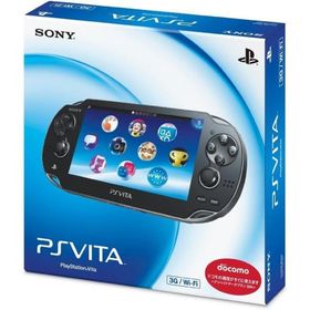 【整備済み品】 SONY ソニー PlayStation Vita プレイステーション ヴィータ 3G/Wi-Fiモデル クリスタル・ブラック 限定版 PCH-1100AB01 [video game]