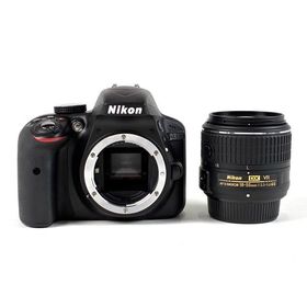 ニコン Nikon D3300 18-55 VR II レンズキット ブラック デジタル 一眼レフカメラ 中古