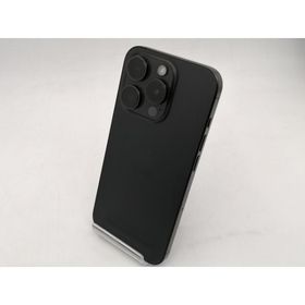 【中古】Apple docomo 【SIMフリー】 iPhone 15 Pro 512GB ブラックチタニウム MTUH3J/A【三宮センター】保証期間１ヶ月【ランクC】