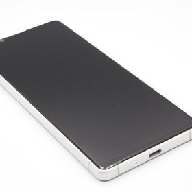 美品 Xperia 1 II SOG01 ホワイト SIMロック解除済み Aランク