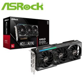 ASRock｜アスロック ASRock Radeon RX 9070XT Challenger 16G グラフィックボード(ブラック) RX9070XTCL16G 返品種別B