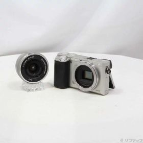 【中古】SONY(ソニー) α6000 パワーズームレンズキット シルバー ILCE-6000L 【269-ud】
