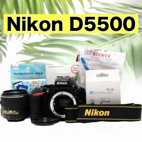 美品 Nikon D5500 レンズキット Wi-Fi搭載 スマホ転送
