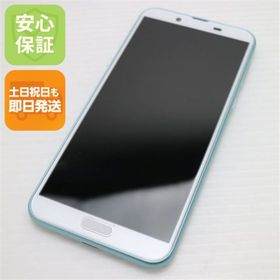 アクオス(AQUOS)の新品同様 SHV43 AQUOS sense2 アイスグリーン M999(スマートフォン本体)