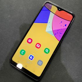 【中古品】Galaxy A21 au 64GB SCV49 ブラック SIMロック解除済み