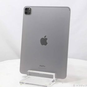 〔中古〕Apple(アップル) iPad Pro 11インチ 第4世代 128GB スペースグレイ MNXD3J／A Wi-Fi〔258-ud〕