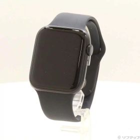 【中古】Apple(アップル) Apple Watch SE 第2世代 GPS 44mm ミッドナイトアルミニウムケース ミッドナイトスポーツバンド 【251-ud】