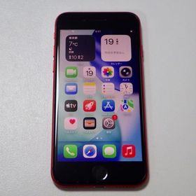 SIMフリー iPhoneSE（第3世代） 64GB レッド 電池87%