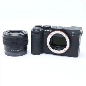 【中古】 《良品》 SONY α7C II ズームレンズキット ILCE-7CM2L B ブラック 【ホットシューバネ部品交換/各部点検済】 [ デジタルカメラ ]