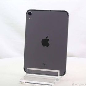 〔中古〕Apple(アップル) iPad mini 第6世代 256GB スペースグレイ MK8F3J／A SIMフリー〔368-ud〕