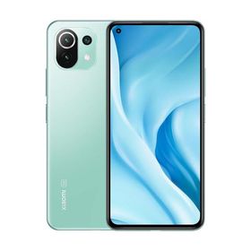 【整備済み品】 シャオミ(Xiaomi) SIMフリースマートフォン Mi 11 Lite 5G 6+128GB ミントグリーン