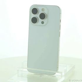 ソフマップ 〔中古品〕 iPhone15 Pro 128GB ホワイトチタニウム MTU83J／A SIMフリー【344】