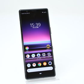 【ジャンク＊液晶美品】au SIMフリー Xperia 5 SOV41 ブラック