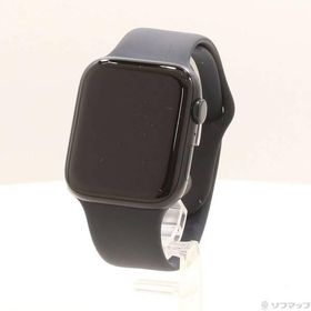 〔中古〕Apple(アップル) Apple Watch SE 第2世代 GPS 44mm ミッドナイトアルミニウムケース ミッドナイトスポーツバンド〔251-ud〕