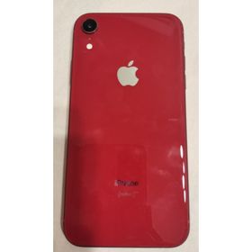 アイフォーン(iPhone)のiPhoneXR NT062J/A 赤 64GB SIMロック有り 画面ヒビ割れ(スマートフォン本体)