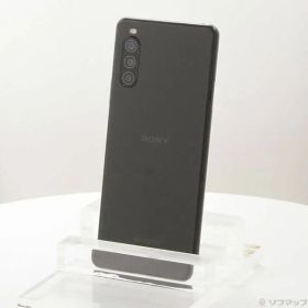 ソフマップ 〔中古品〕 Xperia 10 II 64GB ブラック SO-41A docomoロック解除SIMフリー【262】