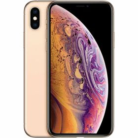 【中古】【安心保証】 iPhoneXS[64GB] docomo ゴールド