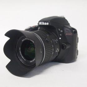 ニコン(Nikon)の【中古】(ニコン) Nikon D3300+AF-S DX18-55/3.5-5.6G VRII ブラック(コンパクトデジタルカメラ)