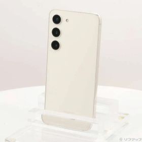 ソフマップ 〔中古品〕 Galaxy S23 256GB クリーム SCG19 au SIMフリー【344】