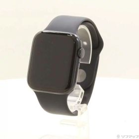 【中古】Apple(アップル) Apple Watch SE 第2世代 GPS 44mm ミッドナイトアルミニウムケース ミッドナイトスポーツバンド 【262-ud】