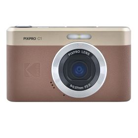 KODAK Pixpro C1 – 超コンパクトデジタルカメラ| 13MP BSI CMOS、4倍ズーム、2.8インチLCDスクリーン、LEDフラッシュ – Marron