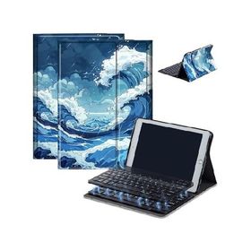 Case for Fire HD 10 ＆ 10 Plus Tablet (13th/11th Generation, 2023/2021 Release) 10.1" with Keyboard, PU Leather Multiple-Angles Keyboard C_並行輸入