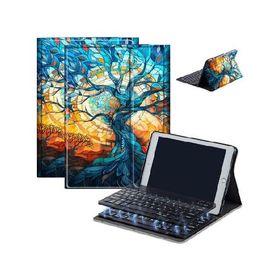 Case for Fire HD 10 ＆ 10 Plus Tablet (13th/11th Generation, 2023/2021 Release) 10.1" with Keyboard, PU Leather Multiple-Angles Keyboard C_並行輸入